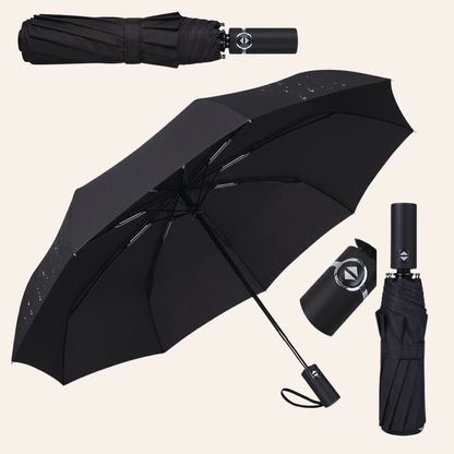Automatic Open Close Umbrella – 46 Inch Large Foldable Rain Umbrella – Strong  & Waterproof Folding Umbrella for Men & Women