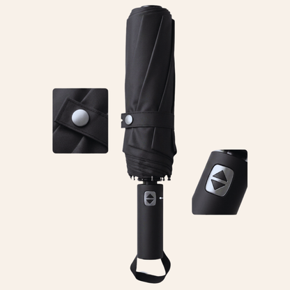 Automatic Open Close Umbrella – 46 Inch Large Foldable Rain Umbrella – Strong  & Waterproof Folding Umbrella for Men & Women
