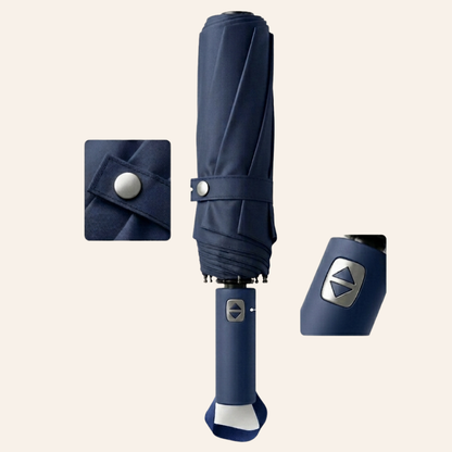 Automatic Open Close Umbrella – 46 Inch Large Foldable Rain Umbrella – Strong  & Waterproof Folding Umbrella for Men & Women