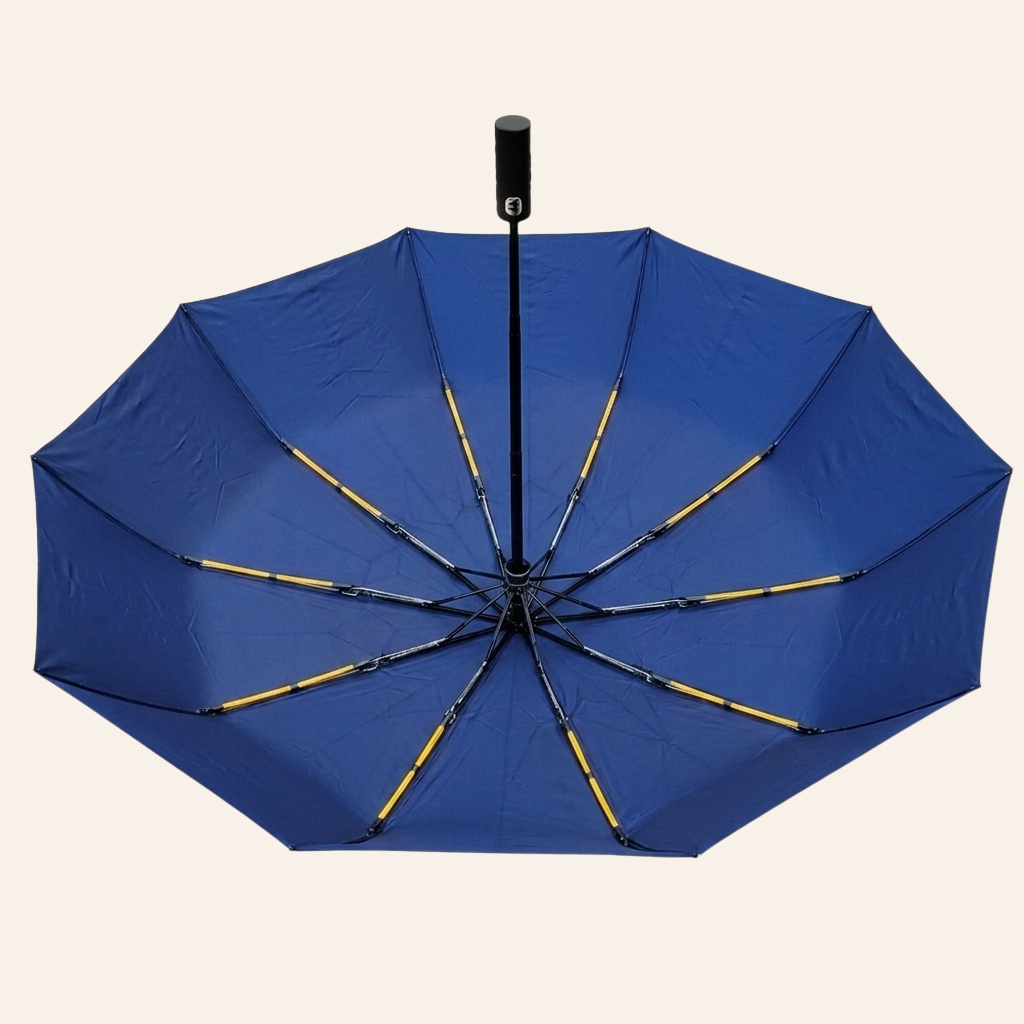 Automatic Open Close Umbrella – 46 Inch Large Foldable Rain Umbrella – Strong  & Waterproof Folding Umbrella for Men & Women