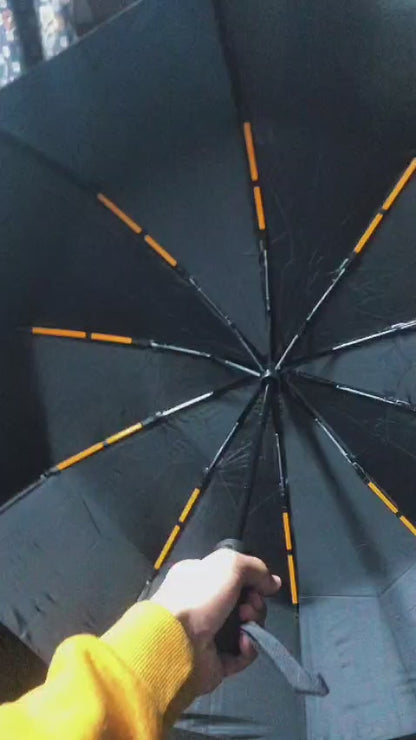 Automatic Open Close Umbrella – 46 Inch Large Foldable Rain Umbrella – Strong  & Waterproof Folding Umbrella for Men & Women
